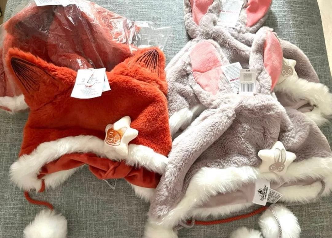 上海ディズニー限定 ズートピア ファンキャップ 2点セット タグ付き新正規品