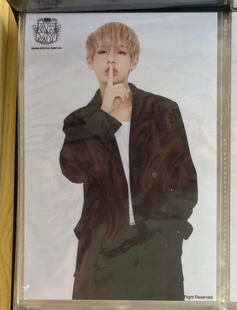 BTS V ミニポスター・FC継続特典写真　セット