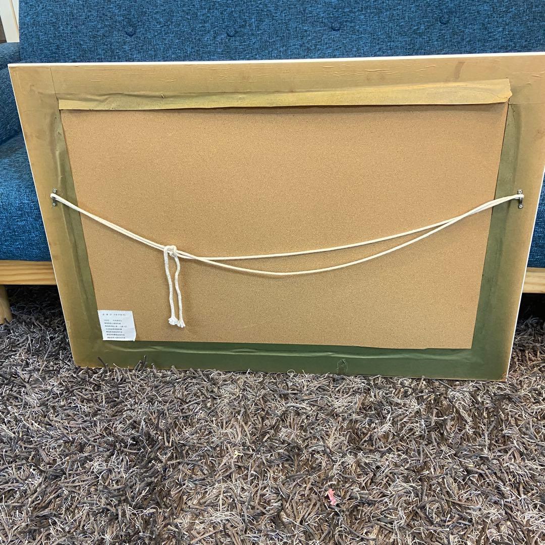 ■油彩■金謙伊■『黄色いコスモス』■額付絵画