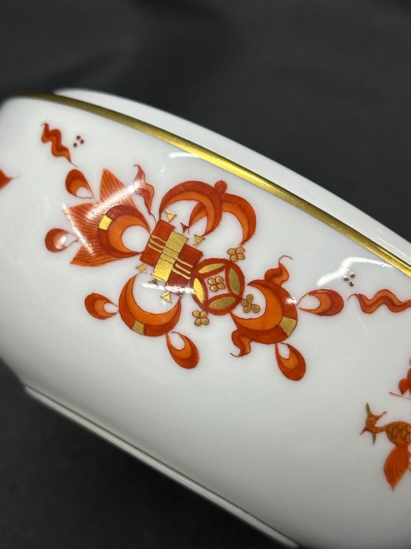 【美品】meissen マイセン　リッチドラゴン　小物入れ　蓋物　ケース