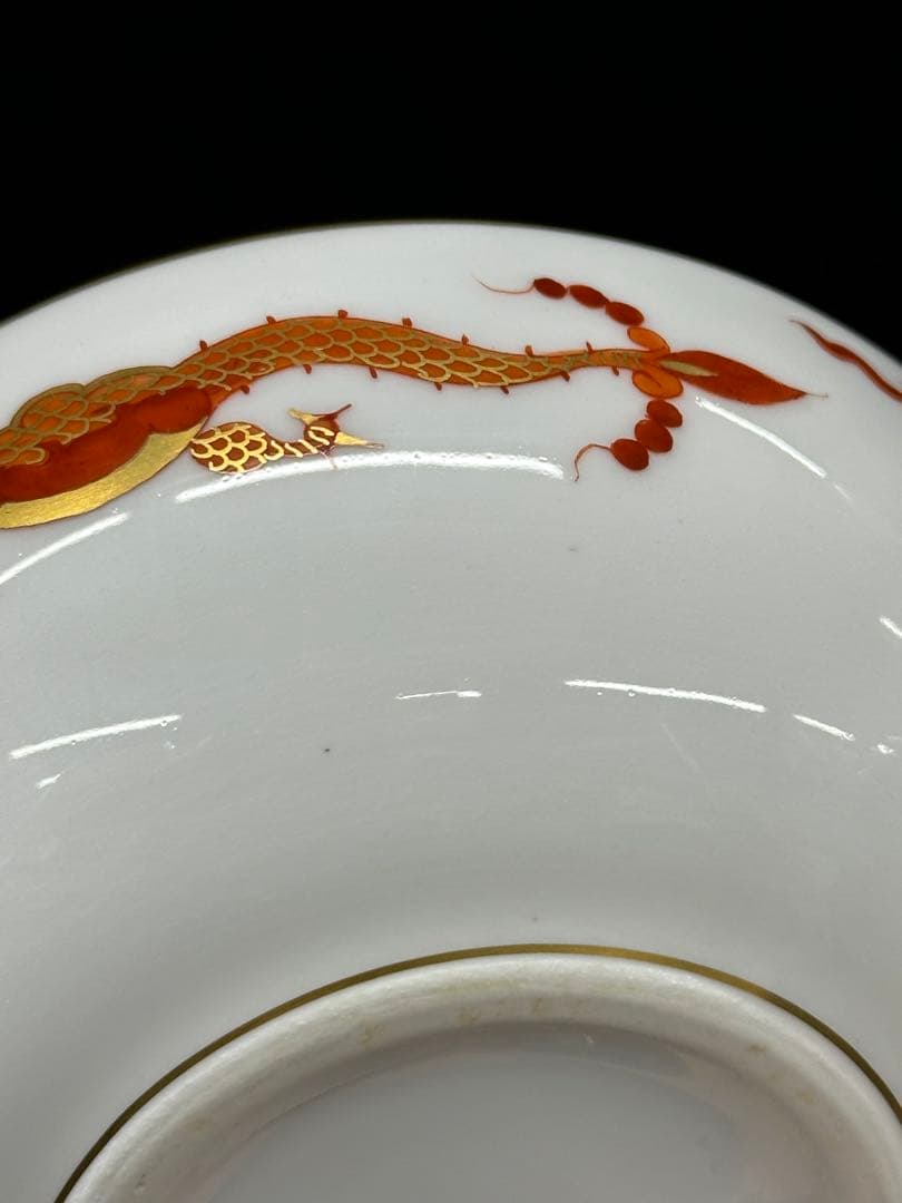 【美品】meissen マイセン　リッチドラゴン　小物入れ　蓋物　ケース