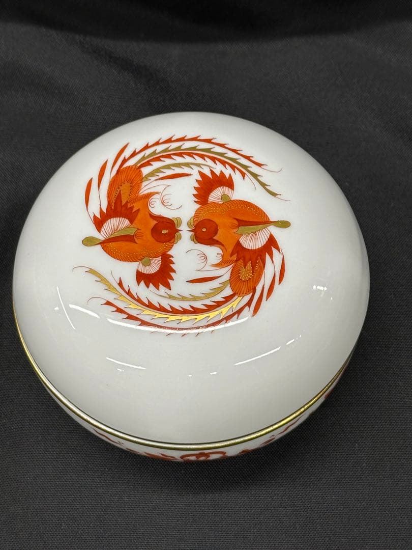 【美品】meissen マイセン　リッチドラゴン　小物入れ　蓋物　ケース