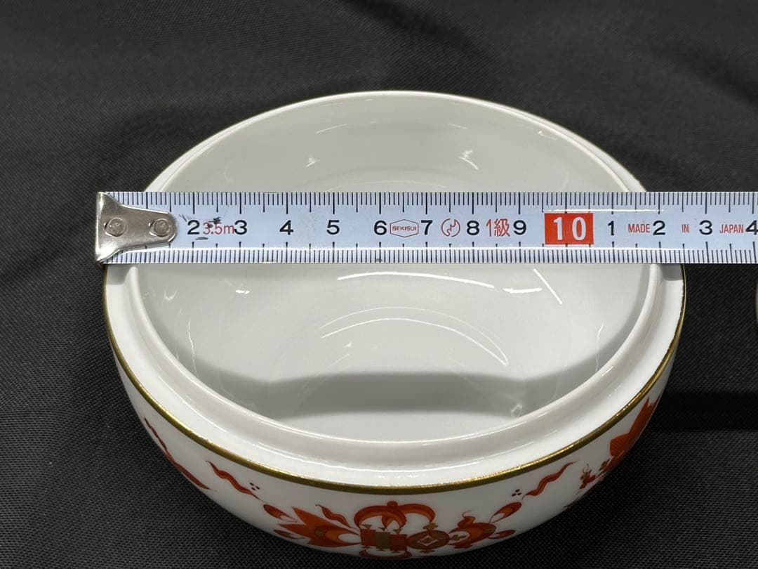 【美品】meissen マイセン　リッチドラゴン　小物入れ　蓋物　ケース