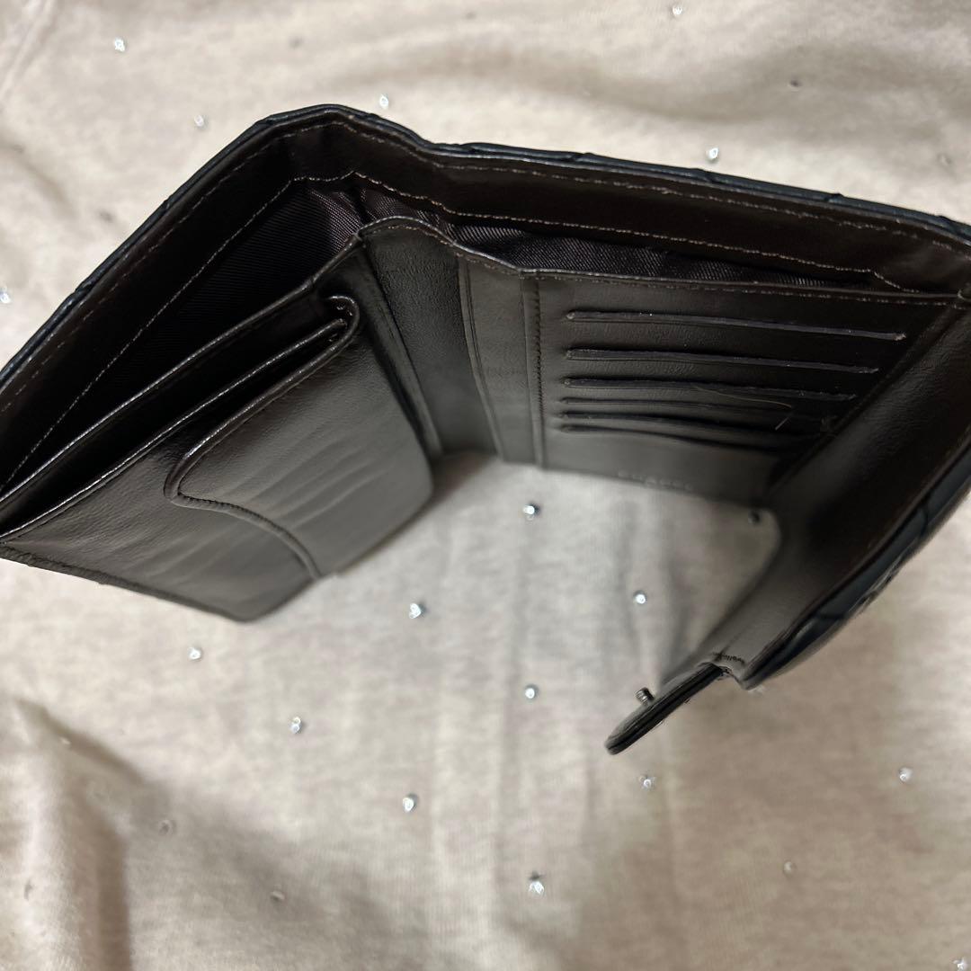 週末価格‼️ブラックレザーマトラッセ長財布　ノベルティ