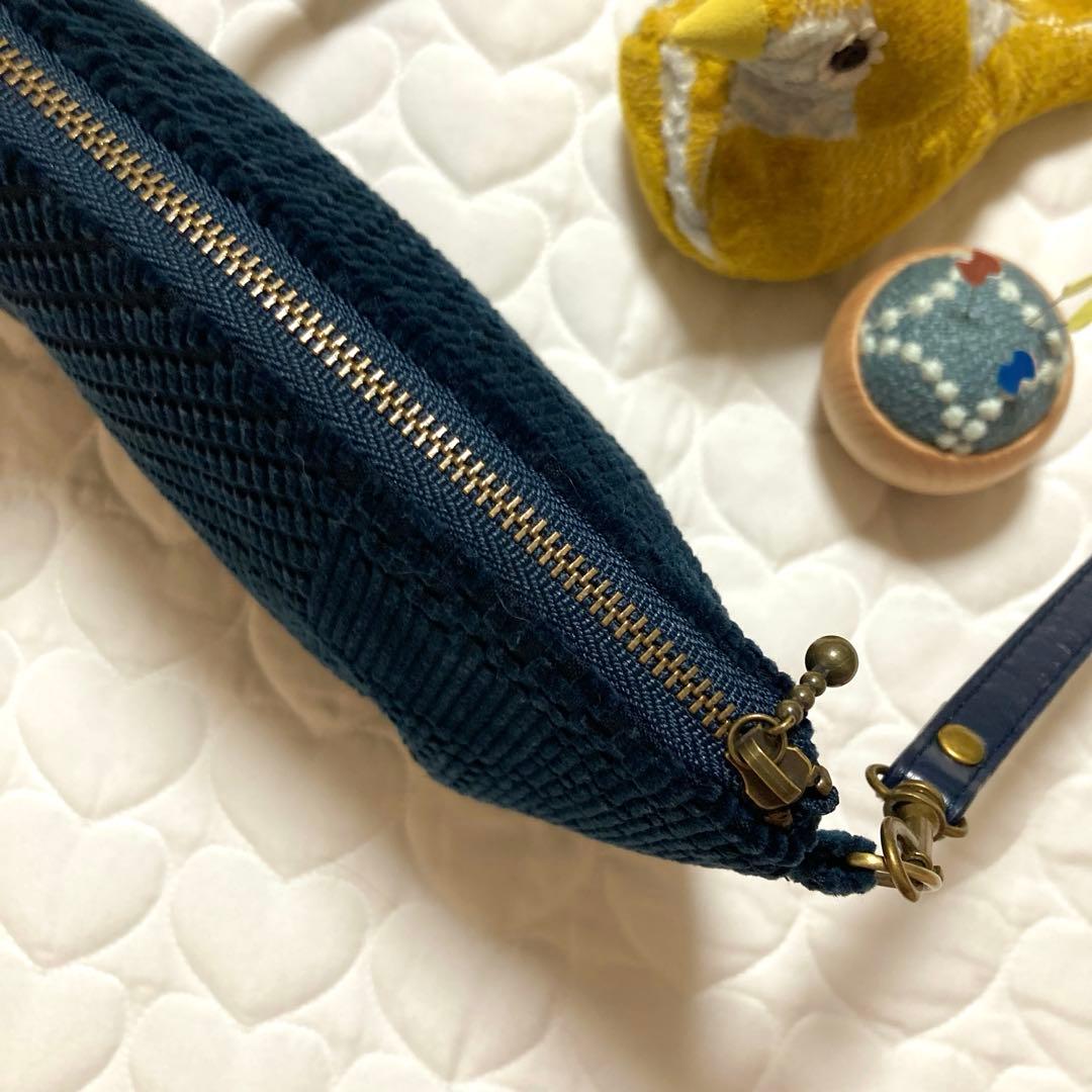 737 ランドパズルのショルダーバッグ　land puzzle ★レア★紺色