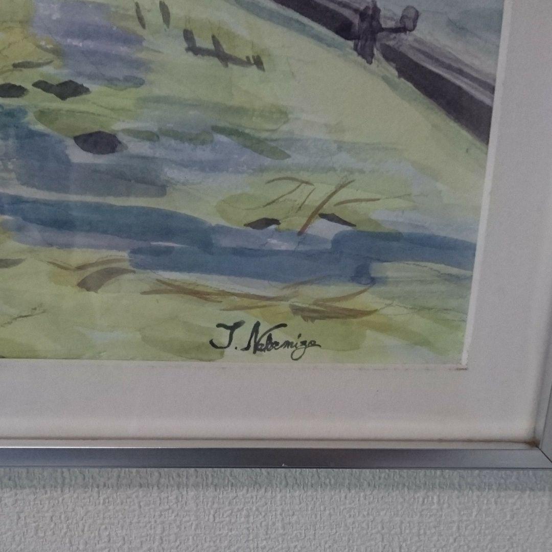 Tadao Nakamizo「赤城 覚漫渕」水彩画 10号