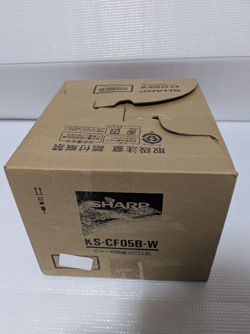 SHARP 炊飯器 KS-CF05B ホワイト