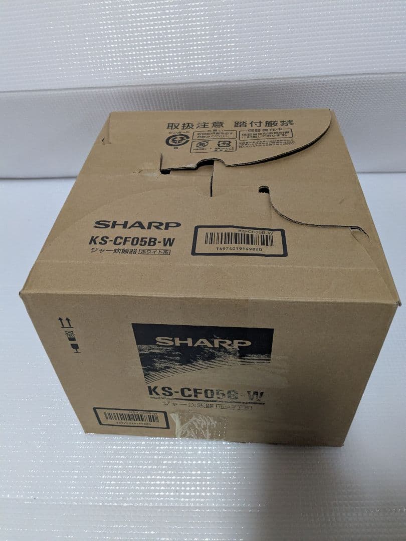 SHARP 炊飯器 KS-CF05B ホワイト