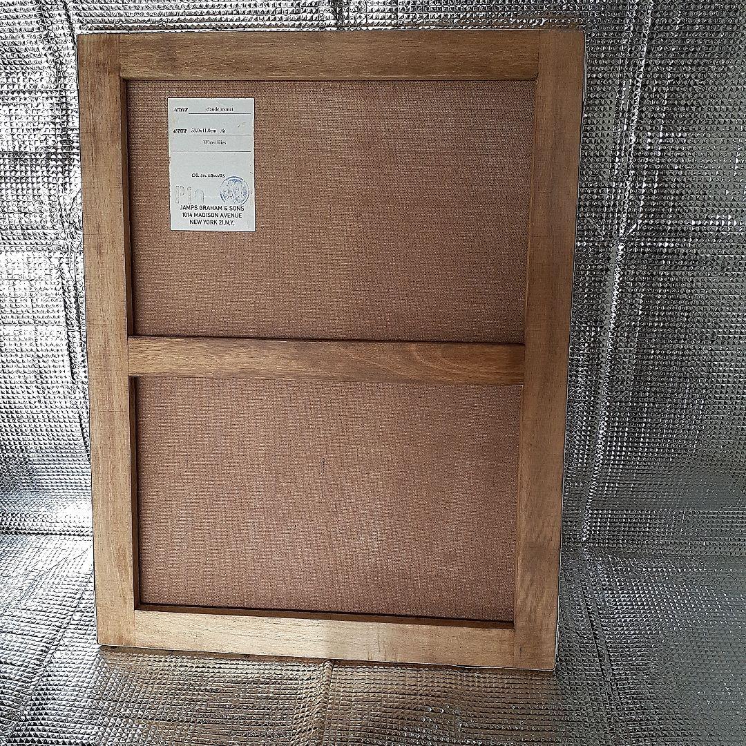 睡蓮の油絵　water lilies