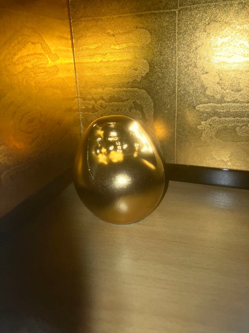 【開運】富財招く念の達磨 ダルマ 金 縁起物 置物 曰く付き　呪物