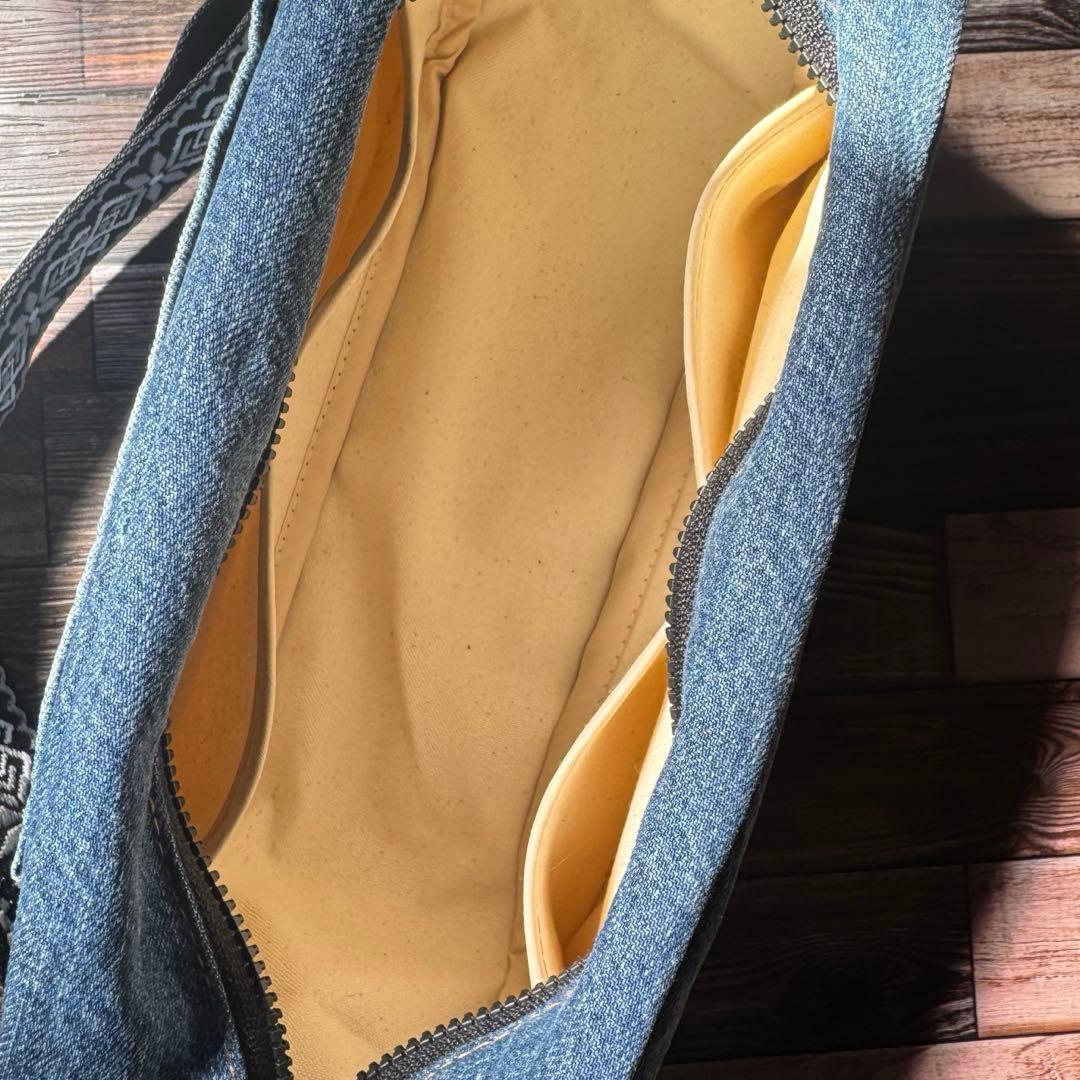 デニムリメイク スクエア boxショルダーバッグ ハンドメイド