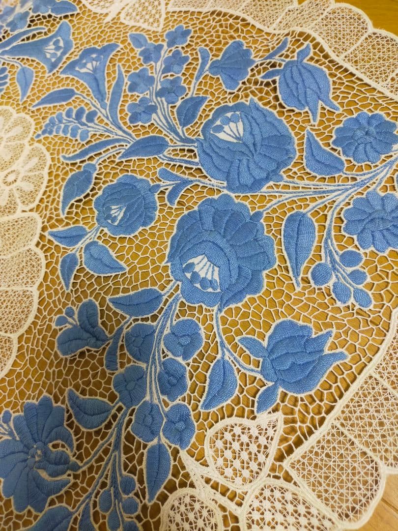 新品 ハンガリー カロチャ刺繍 テーブルクロス ブダペスト 伝統工芸品