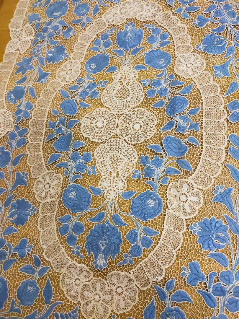 新品 ハンガリー カロチャ刺繍 テーブルクロス ブダペスト 伝統工芸品