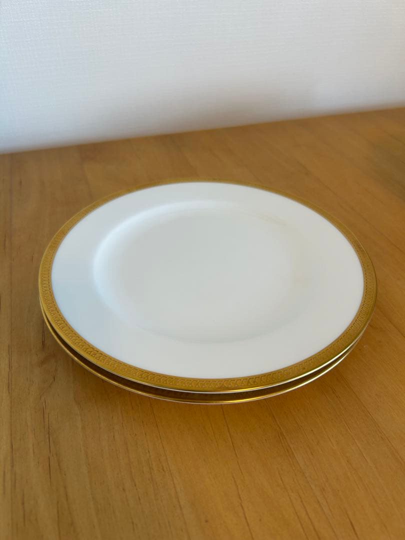 ☆カナ5　訳あり特価品6枚セット　大倉陶園　片葉金蝕