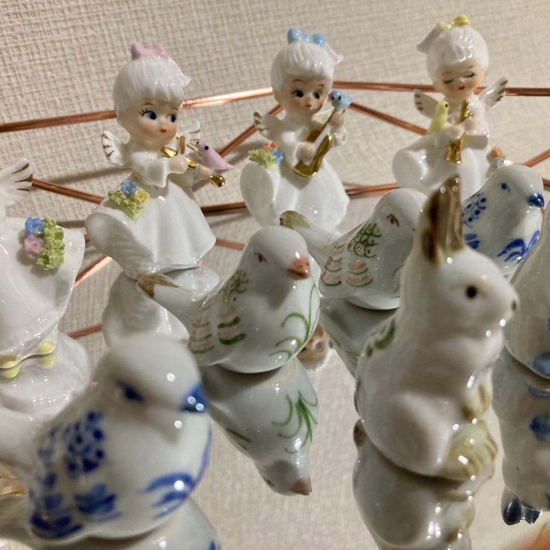 [ 美品 ]トラピスチヌ天使園 & 小鳥 & うさぎ ヴィンテージ レア