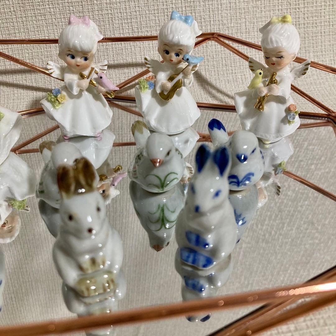 [ 美品 ]トラピスチヌ天使園 & 小鳥 & うさぎ ヴィンテージ レア