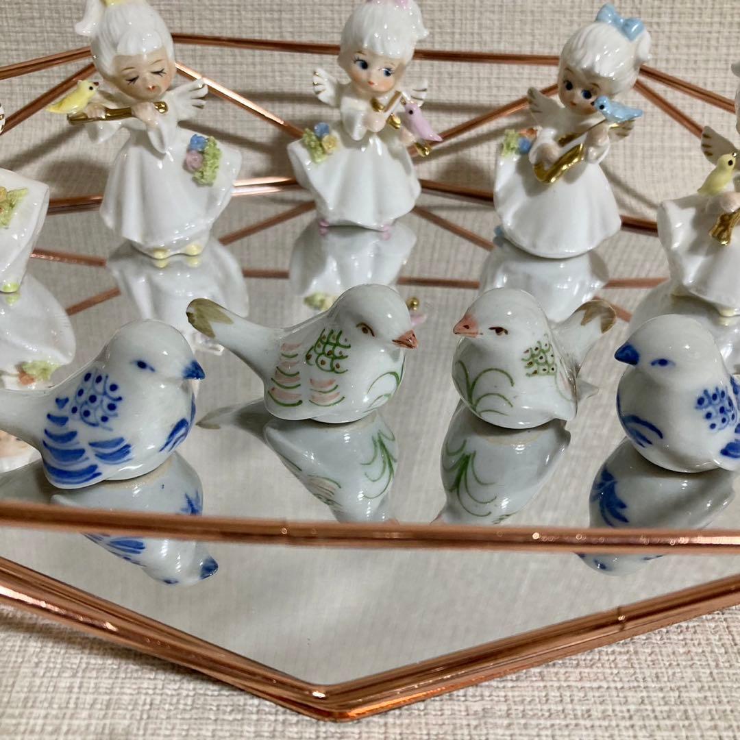 [ 美品 ]トラピスチヌ天使園 & 小鳥 & うさぎ ヴィンテージ レア