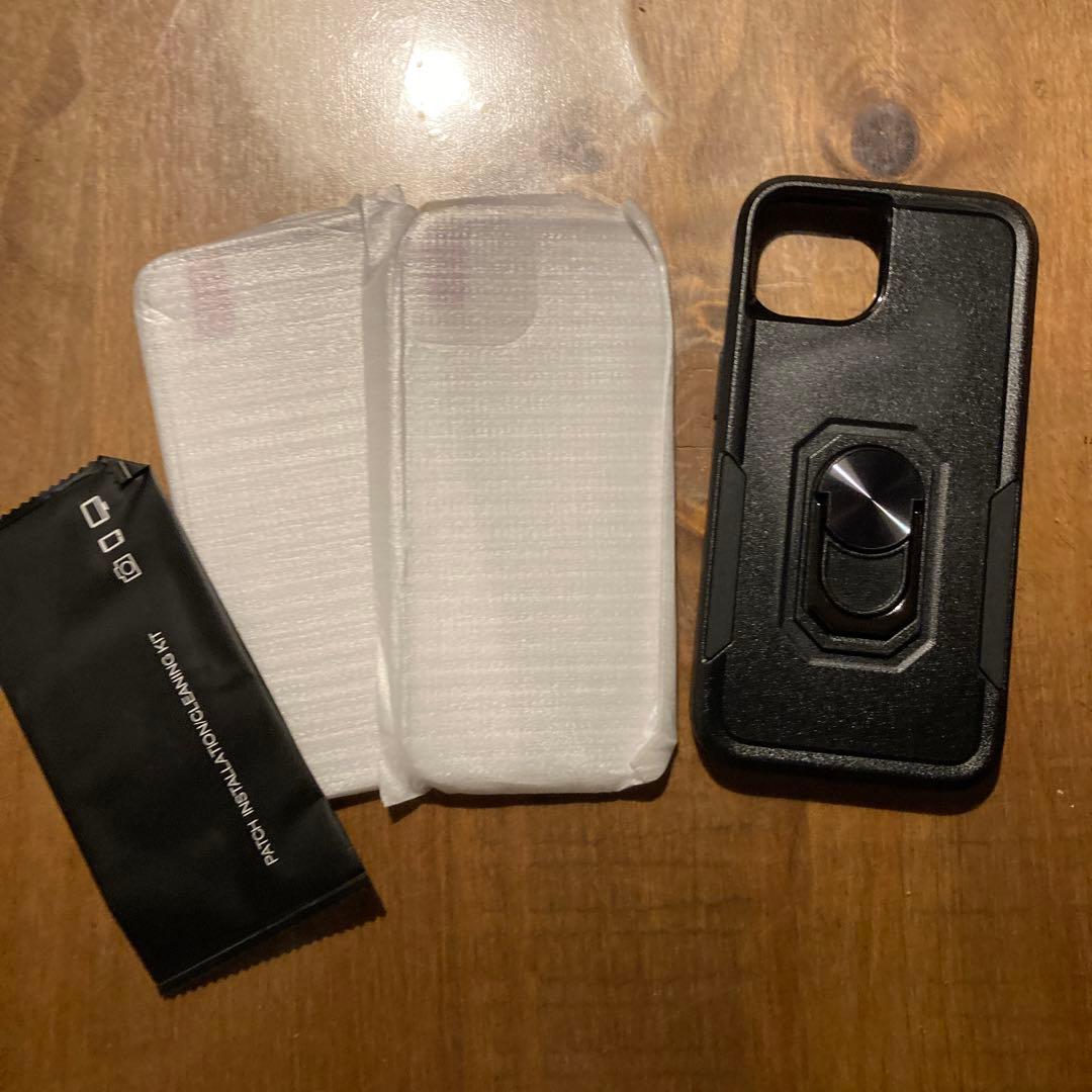 IPhone 14 Pro用ケース 360°リング フィルム付 6.1インチ