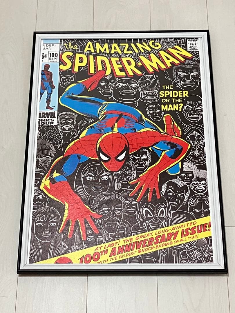 【額縁付き】 marvel スパイダーマン 映画 ポスター