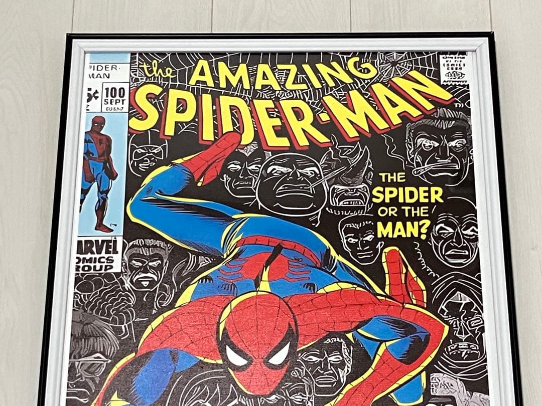 【額縁付き】 marvel スパイダーマン 映画 ポスター