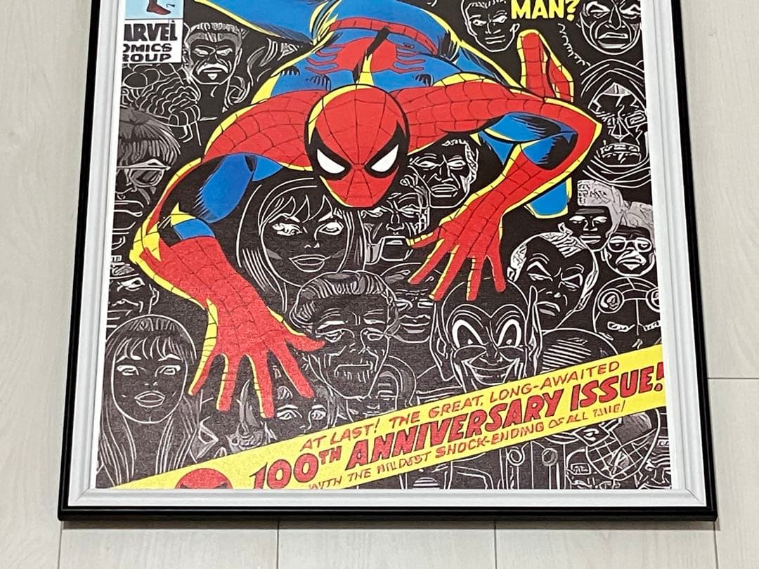 【額縁付き】 marvel スパイダーマン 映画 ポスター