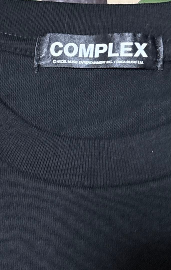 COMPLEX 日本一心 吉川晃司　布袋寅泰ブラック Tシャツ　Lサイズ