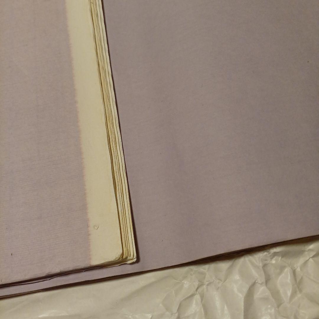 書道画仙紙　染紙藤色　２×８尺　２２枚