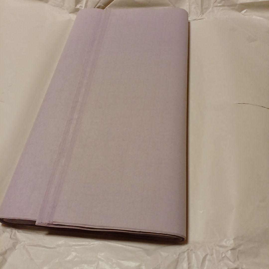 書道画仙紙　染紙藤色　２×８尺　２２枚