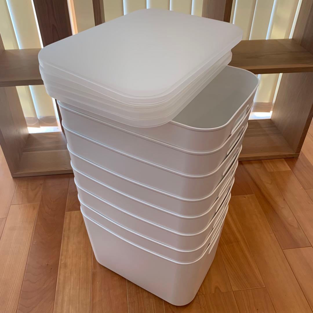 【ucmkhrkz】無印良品　やわらかポリエチレンケース　大　8個セット