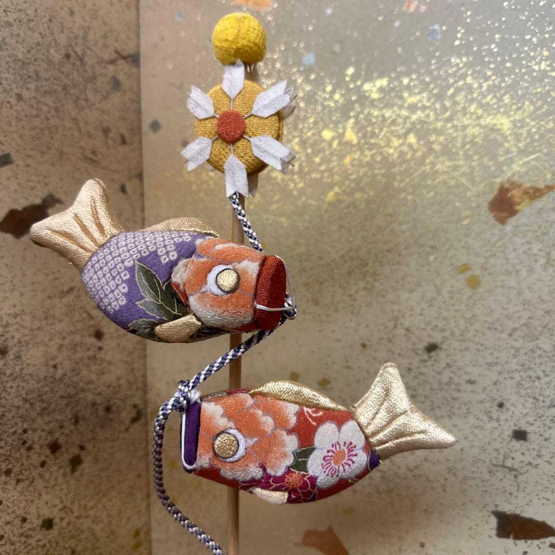 鯉のぼり、木目込み人形、手作り、5月人形