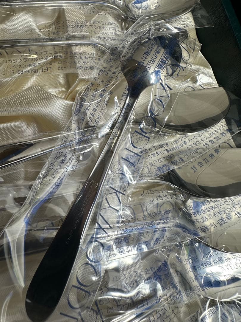 （009）新品未使用　ラッキーウッド　マリエッタ　カトラリーセット5客用40ps