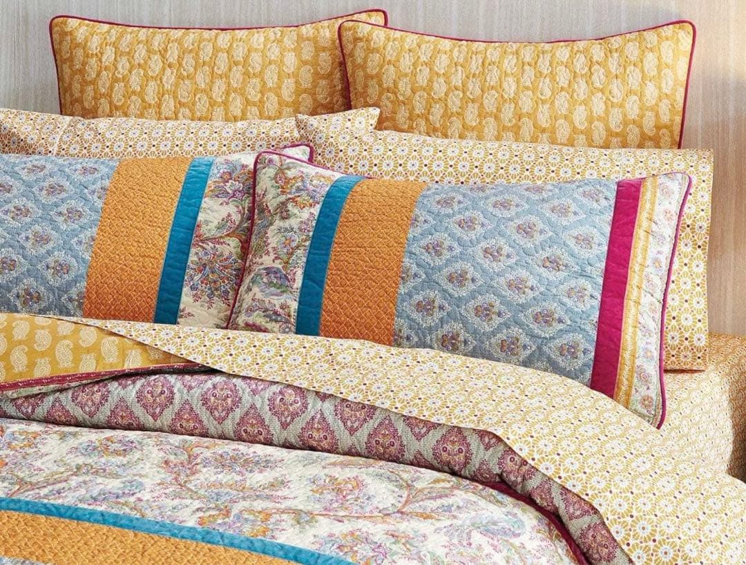 【kyo様】キルティング/フレンチ　ベッド 布団&枕カバー セット