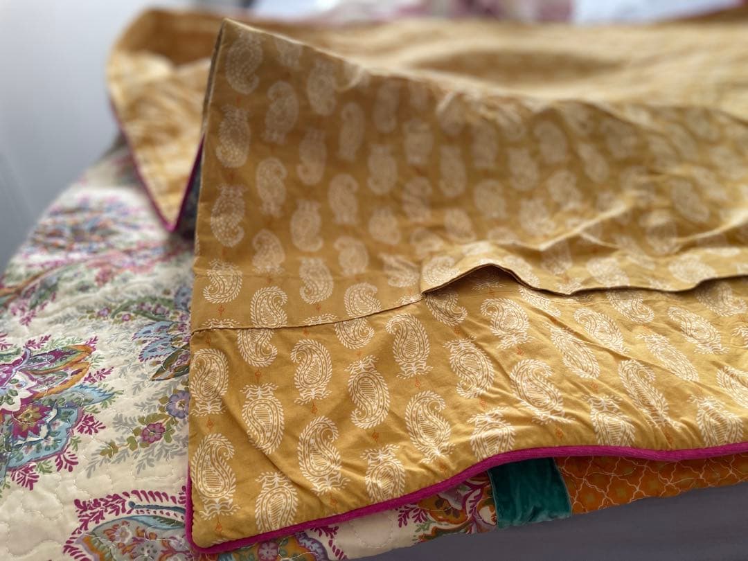 【kyo様】キルティング/フレンチ　ベッド 布団&枕カバー セット