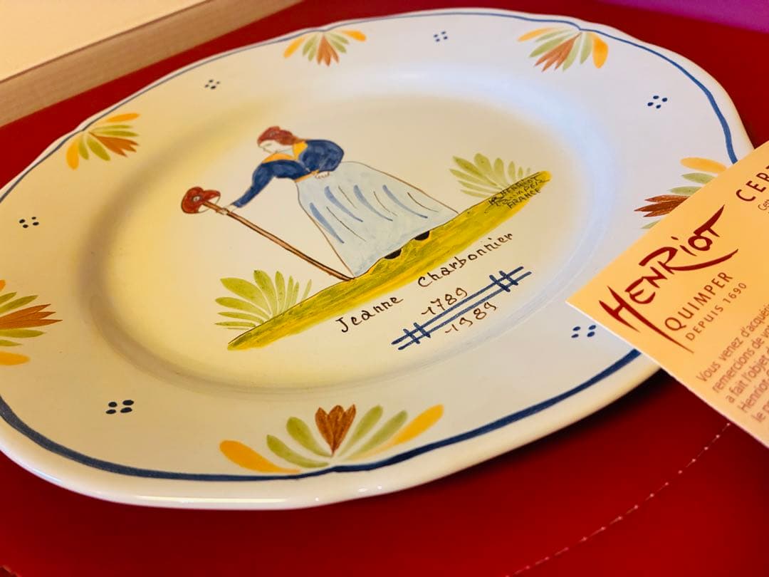 HENRiot QUIMPER アンリオカンペール 1690 飾り皿新品箱入
