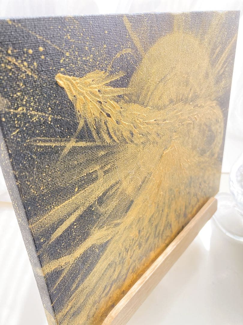 金龍　富士山　黒金　原画　F3号