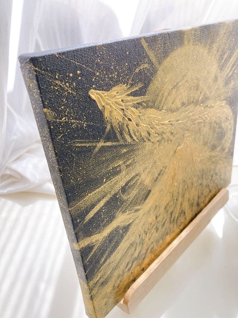 金龍　富士山　黒金　原画　F3号