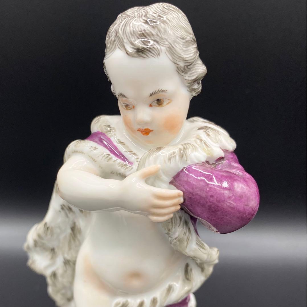 マイセン フィギュリン 冬の寓意 四季 A71 ケンドラー 1級品 訳アリ