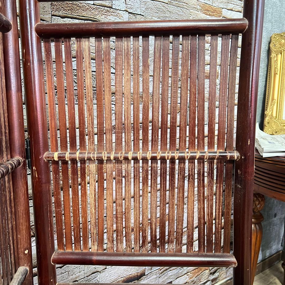 ꧁アジアン家具꧂パーテーション パーティション バンブー 竹 衝立 間仕切り
