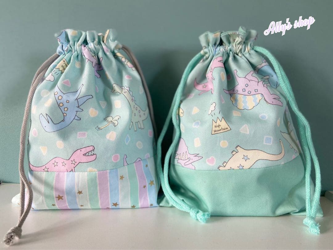 入園　入学　りぼん　ストライプ　ゆめかわ　女の子