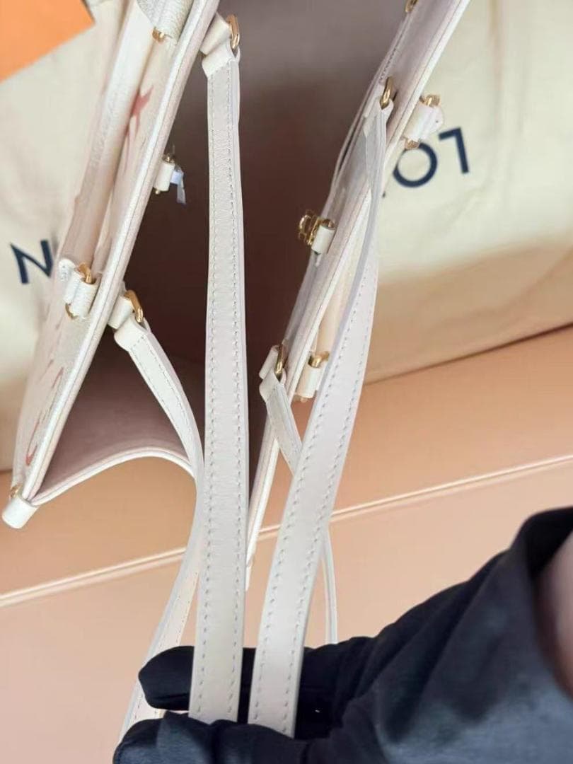 トートバッグホワイトラベンダー