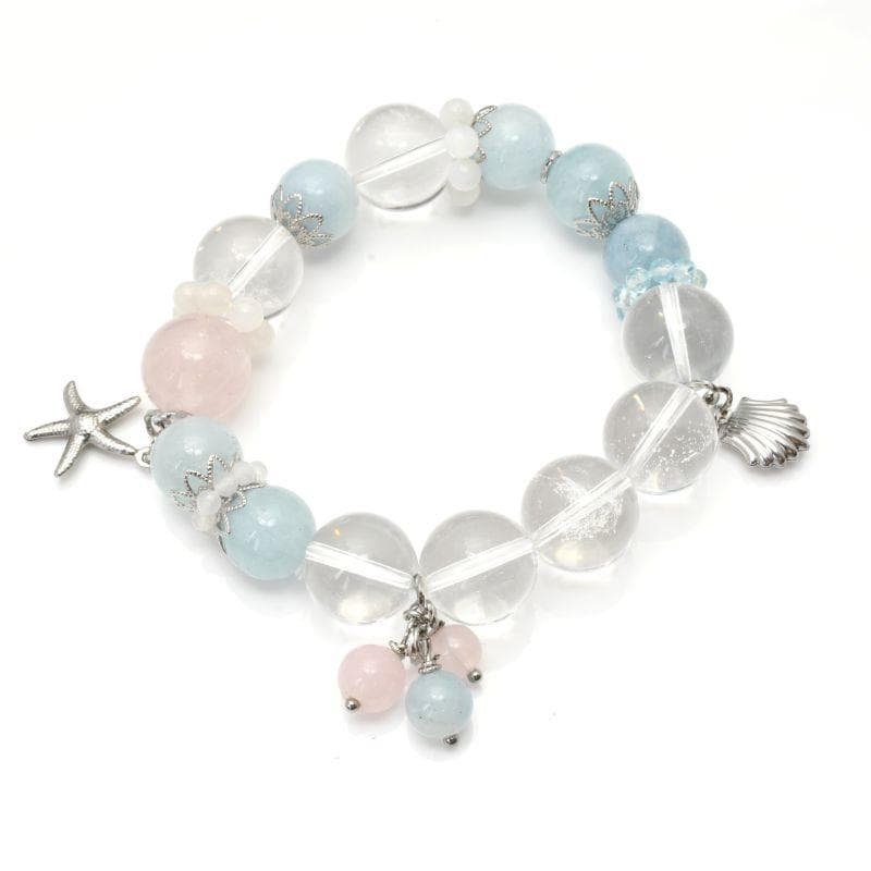 アクアマリン ローズクォーツ 水晶 ムーンストーン ブルートパーズ 【M_09】