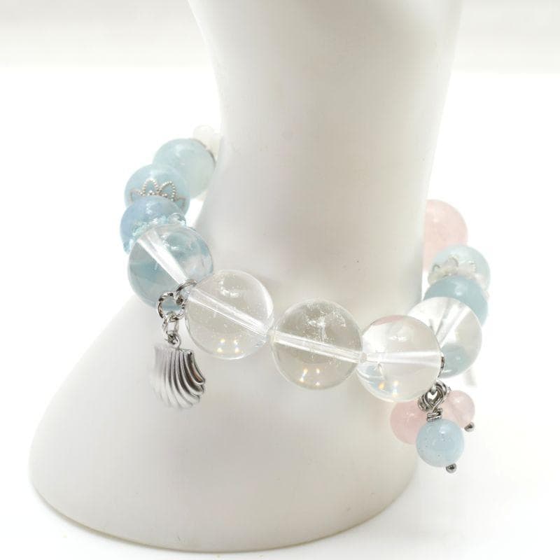 アクアマリン ローズクォーツ 水晶 ムーンストーン ブルートパーズ 【M_09】