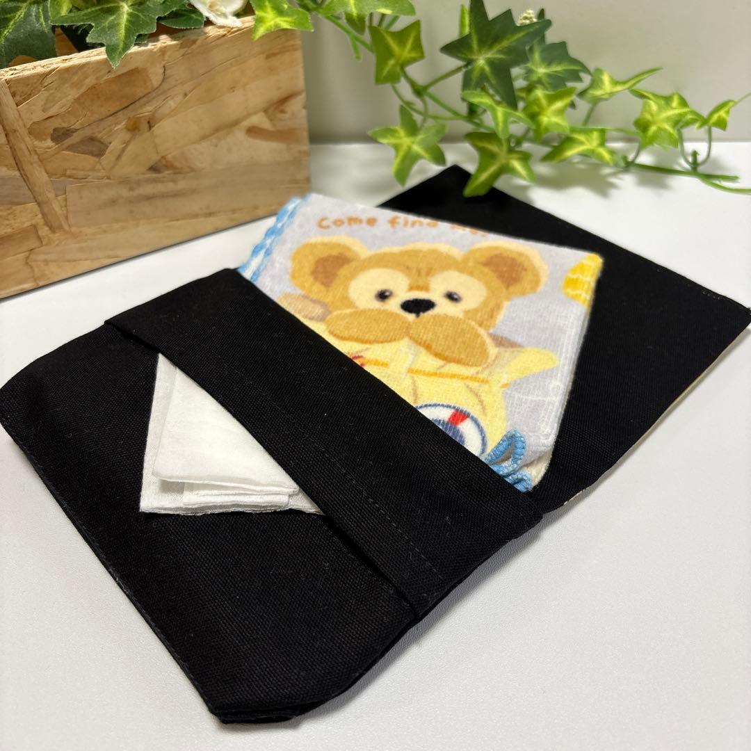 ハンドメイド移動ポケット(マチあり)☆女の子★男の子　キャンプ(ベージュ)