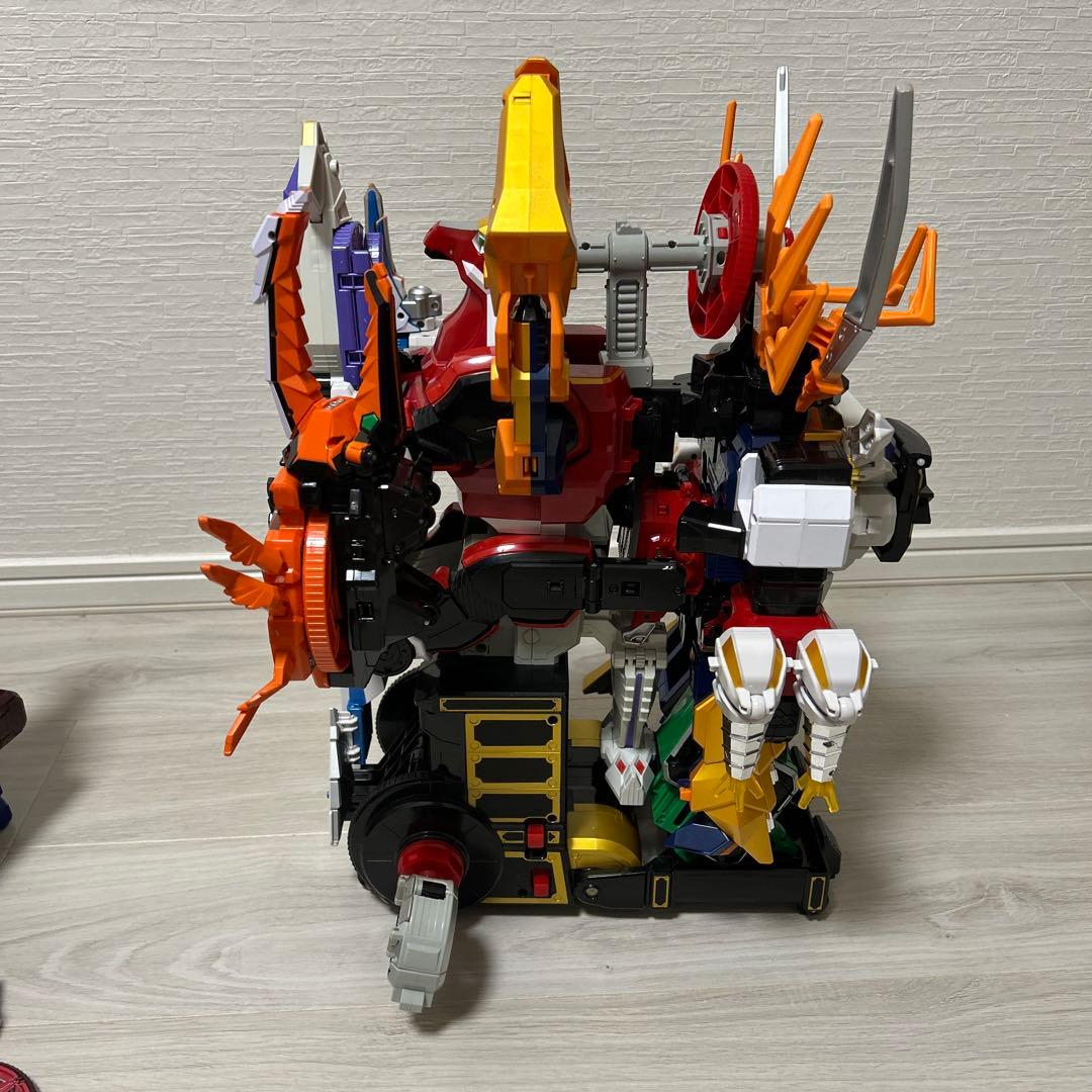 【ど迫力】美品　侍戦隊シンケンジャー　DXサムライハオー＆恐竜折神＆ダイゴヨウ