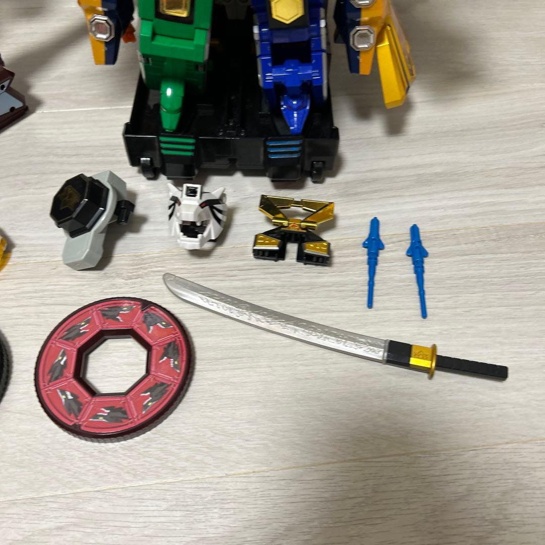 【ど迫力】美品　侍戦隊シンケンジャー　DXサムライハオー＆恐竜折神＆ダイゴヨウ