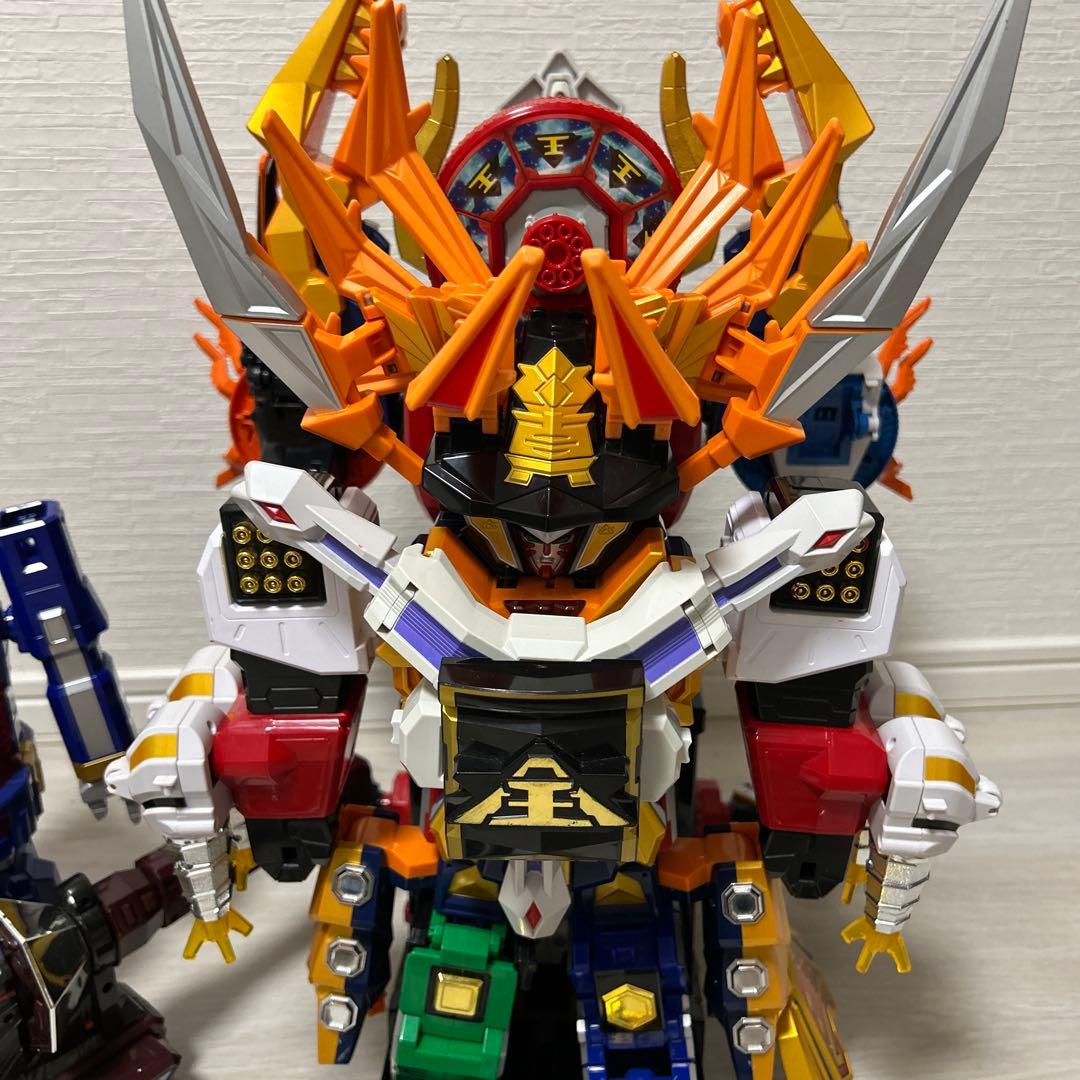 【ど迫力】美品　侍戦隊シンケンジャー　DXサムライハオー＆恐竜折神＆ダイゴヨウ