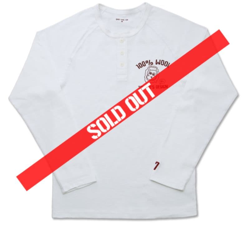 S.E.A.F. ヘンリーネック フライスロングスリーブ