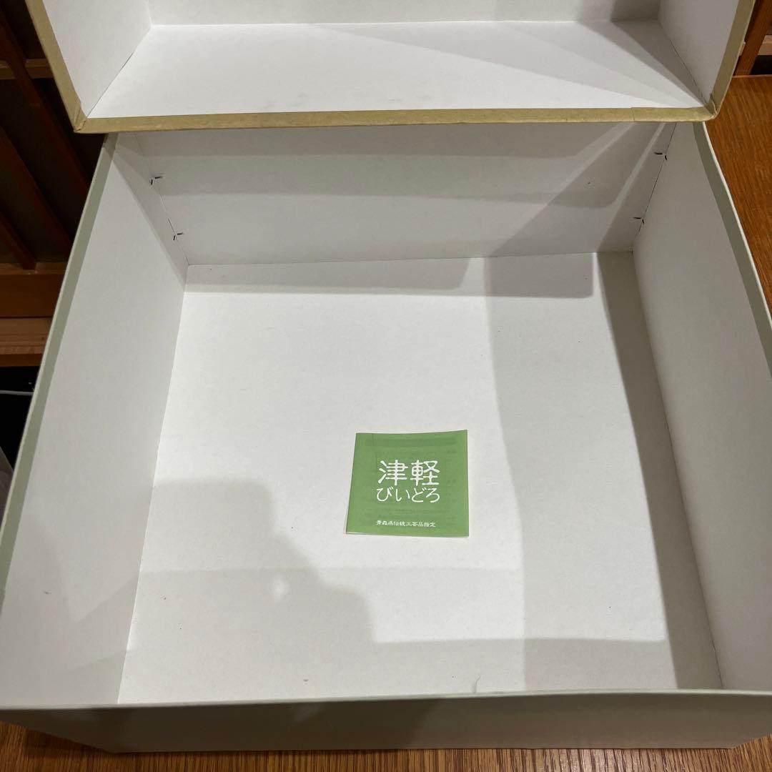 未使用品　津軽びいどろ　水鉢(大)✖️1点　金魚　メダカ