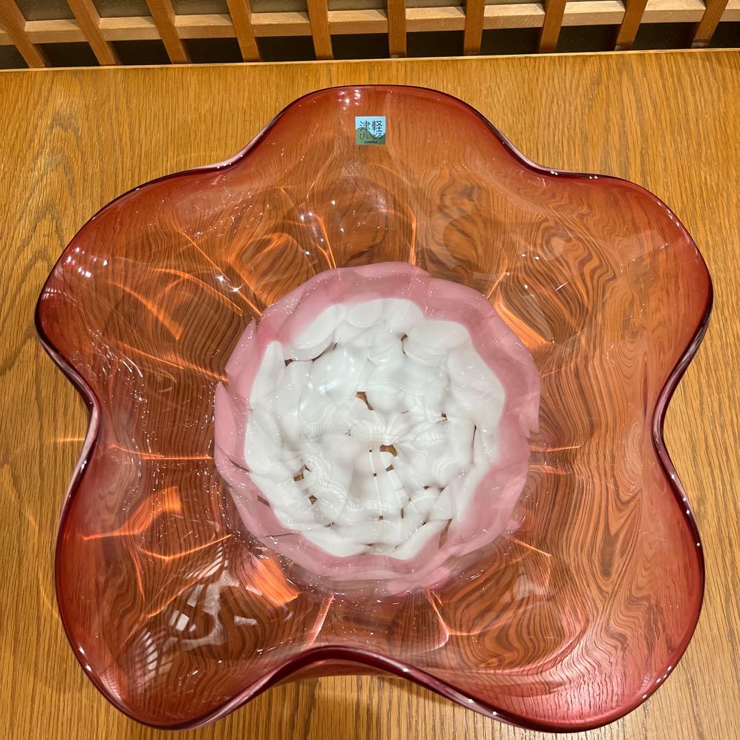 未使用品　津軽びいどろ　水鉢(大)✖️1点　金魚　メダカ