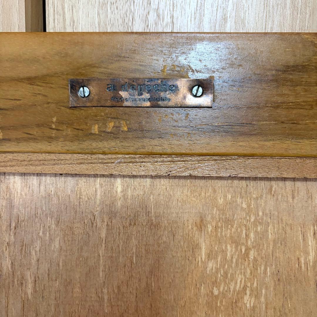 a.depeche アデペシュ　オールドチークミラー　M